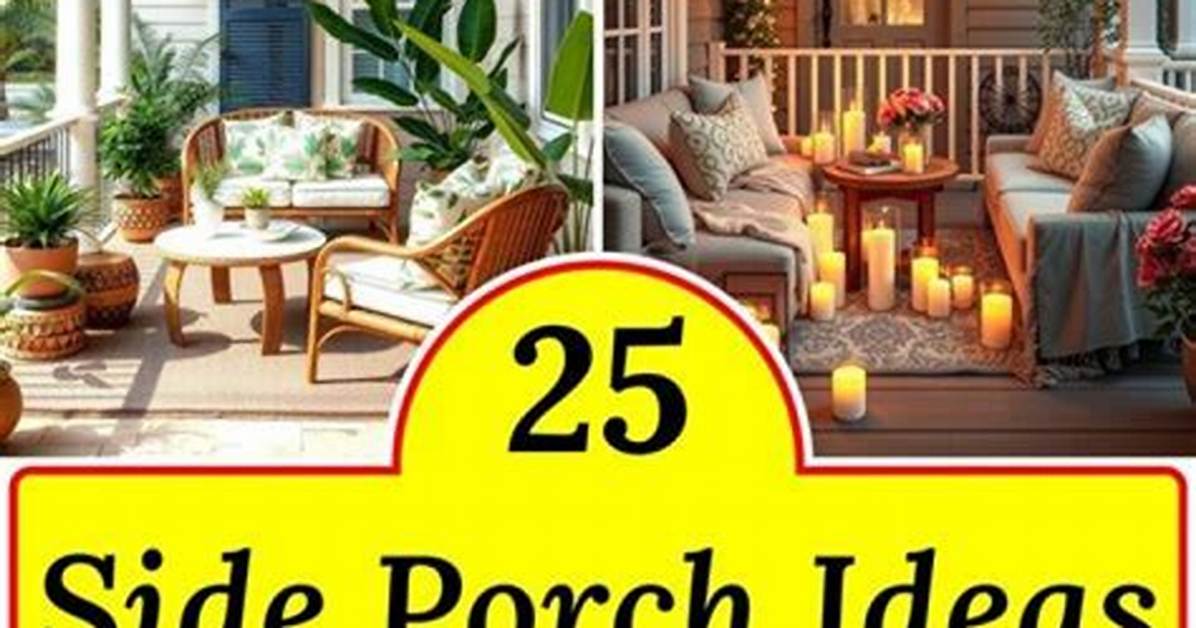 Discover Top Side Porch Ideas & Inspiration - Get Started Now!