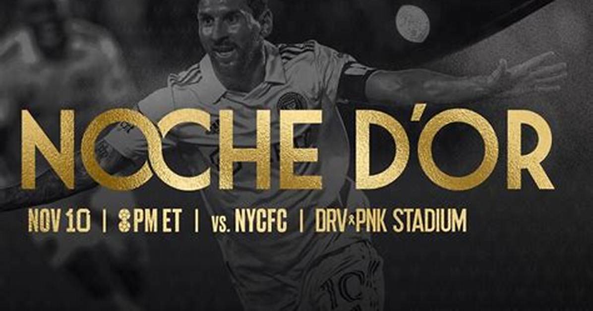 Inter Miami to Host Noche dOr for Lionel Messi Winning the Ballon dOr |
