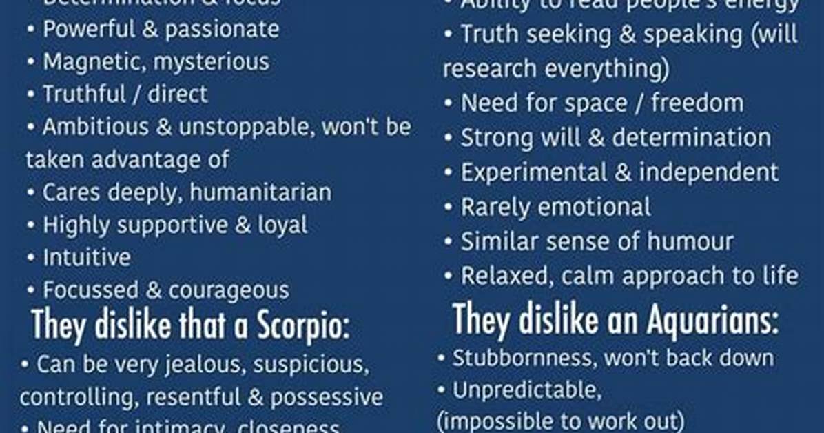 Is Scorpio and Aquarius Compatible? Exploring the Cosmic Connection