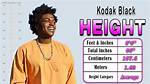 Kodak Black Height: Everything You Need to Know