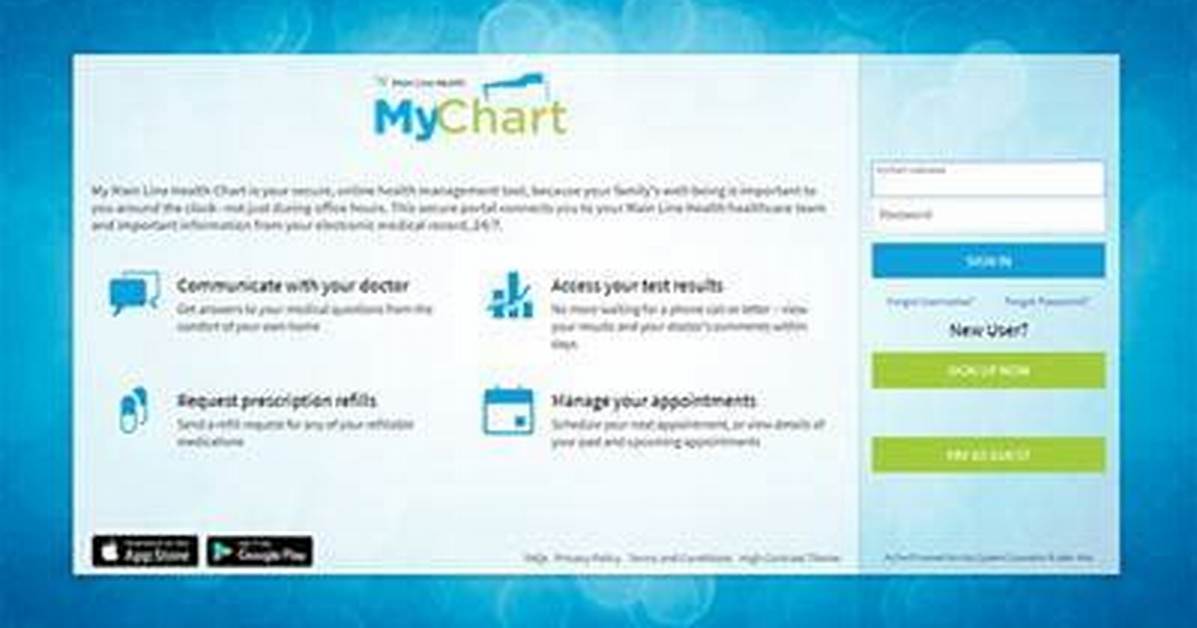 Main Line Health Mychart: Your Gateway to Convenient Healthcare Management