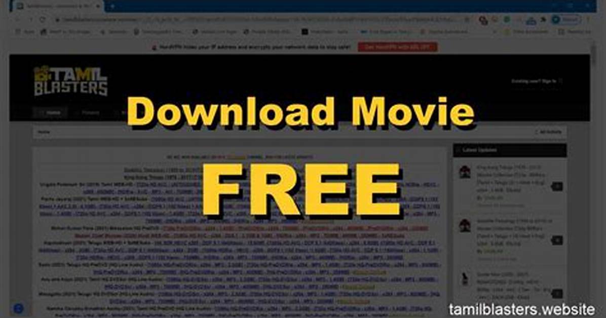 Tamilblasters Download: Your Ultimate Guide to Accessing Tamil Movies