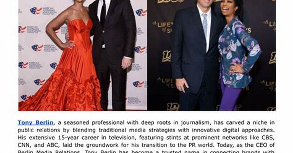 Tony Berlin: the Journey of a Media Professional